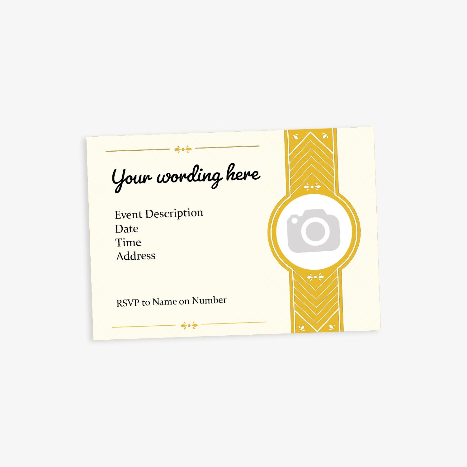 Personalised Party Invitations A6 Arrow Design