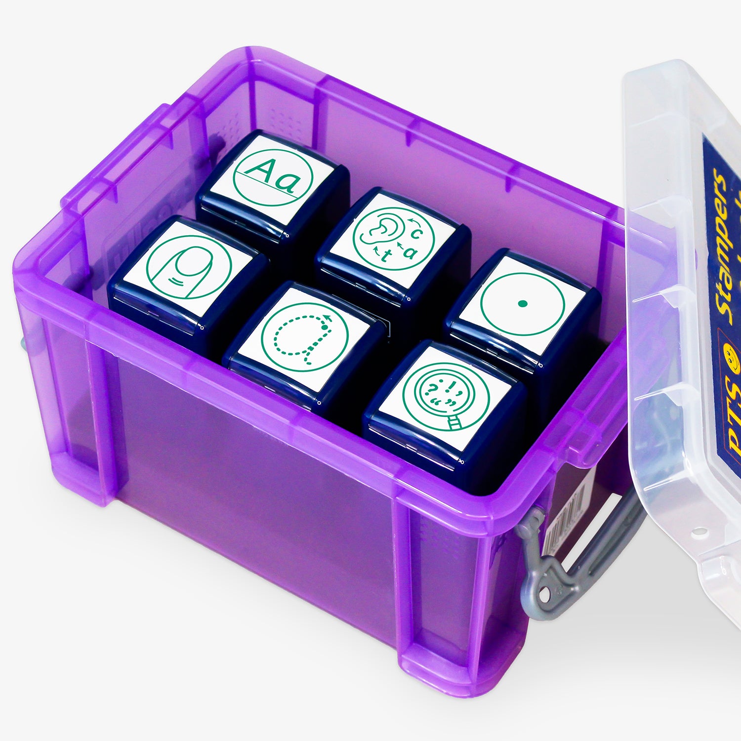 Marking Stampers Set of 6 Literacy Choice of Colour