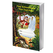 100 Personalised Reading Record Book - Jungle - A5