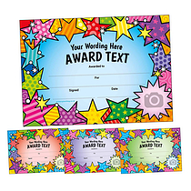 20 Design Your Own Stars Certificates - A5
