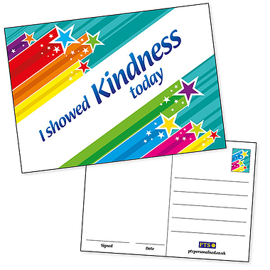 20 I Showed Kindness Today Postcards - A6
