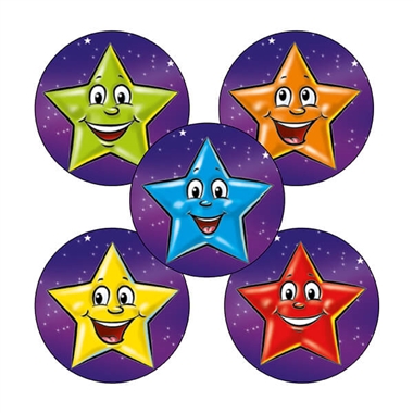 70 Star Stickers - 25mm