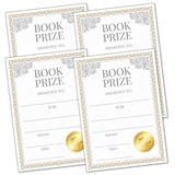 4 Book Prize Label Stickers - 139 x 99mm