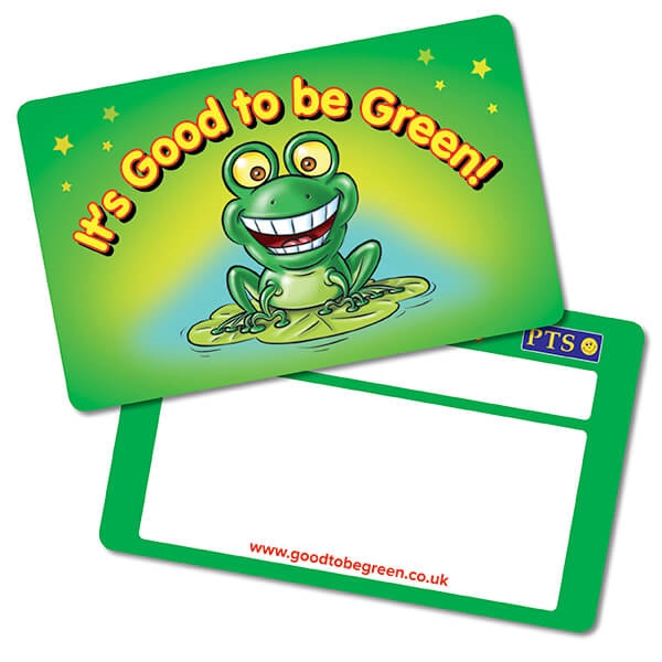 It's Good to be Green CertifiCARDS | 10 Cards | 86 x 54mm
