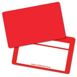 10 House Colour CertifiCARDs - Red