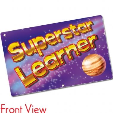 10 Superstar Learner Space CertifiCARDs