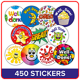449 Scented Assorted Stickers - 32mm