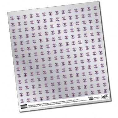 196 Metallic Well Done Smiley Stickers - 10mm