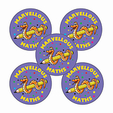 70 Marvellous Maths Stickers - 25mm