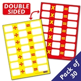 Multiplication & Division Tables Pupil Cards - Dry Wipe (30 Cards - A6)