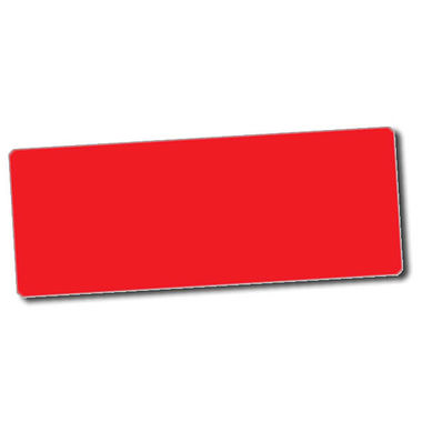 56 Personalised Stickers - Red - 46 x 16mm