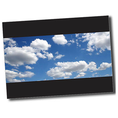 Personalised Blue Sky Postcard - Black - A6