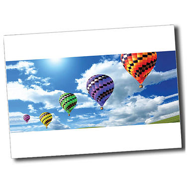 Personalised Hot Air Balloon Postcard - White - A6