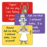 32 Ask Me Stickers - Pedagogs - 46 x 30mm