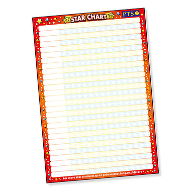 Star Sticker Collector Chart - A2