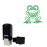 Mini Frog Stamper - Green - 10mm
