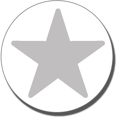 Star Stamper - Silver - 25mm