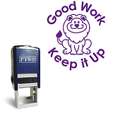Good Work Lion Stamper - Purple - 25mm
