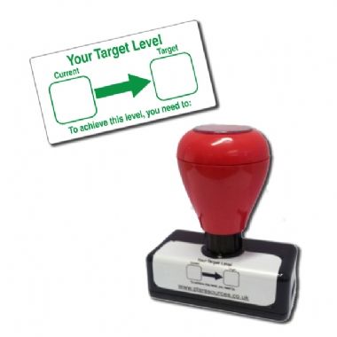 Your Target Level Stamper - Green - 42 x 22mm