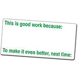 This is Good Work Because... Stamper - Green - 42 x 22mm