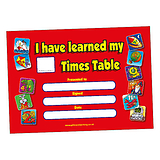 20 Times Tables Certificate - A5