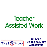 Teacher Assisted Work Twist N Stamp Brick - Green