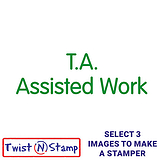 T. A. Assisted Work Twist N Stamp Brick - Green