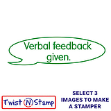 Verbal Feedback Given Twist N Stamp Brick - Green