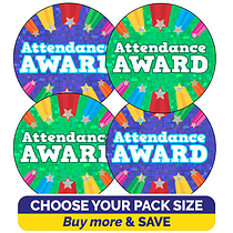 Holographic Attendance Award Stickers - 37mm