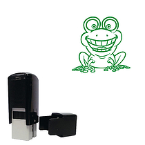 Mini Frog Stamper - Green - 10mm