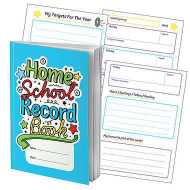 Home School Record Book - Doodles - A5