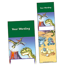 Personalised Dinosaur Bookmark