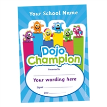 Personalised Dojo Champion Certificate - A5