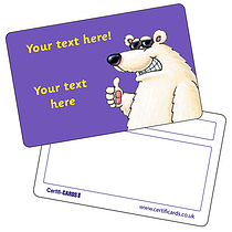 Personalised Polar Bear CertifiCARD