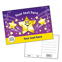Personalised Star Postcard - A6