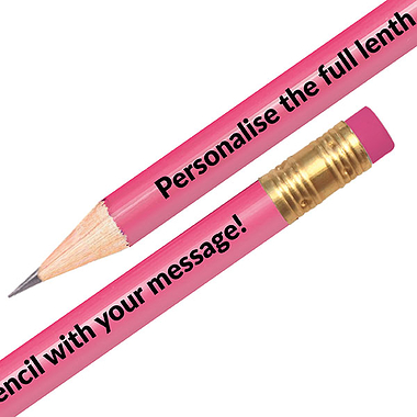 Personalised Pencil - Pink