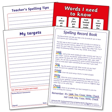 Spelling Record Book - A5