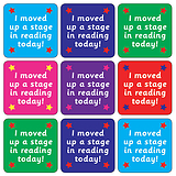 Reading Stage Stickers (35 Stickers - 20mm)