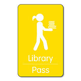 Library Pass -  Class Pass (10 Wallet Size Cards)