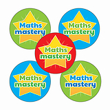 'Maths Mastery' Stickers (30 Stickers - 25mm)