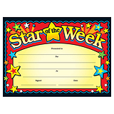 Star of the Week Certificates (20 Certificates - A5) Brainwaves