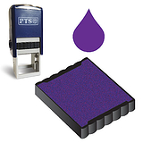 Ink Pad Refill for Stampers - Purple Ink (25mm x 25mm)