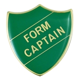 Form Captain Enamel Badge - Green (30mm x 26.4mm)
