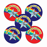 Star of the Week Stickers (70 Stickers - 25mm)