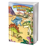 Homework Diary - Dinosaur (A5 - 104 Pages)