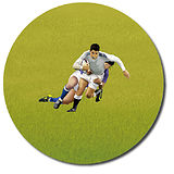 Personalised Rugby Stickers (35 per sheet - 37mm)