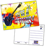 You're a Superstar Postcards - Guitar (20 Postcards - A6)