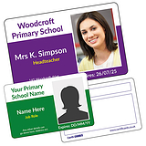  Personalised Photo ID Plastic Card -  Picture Right 86mm x 54mm)