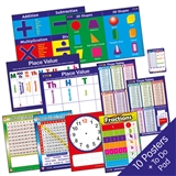 Maths Posters - Value Pack (10 Posters - A2 - 620mm x 420mm)