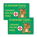 I Received First Aid Stickers (32 Stickers - 46mm x 30mm)